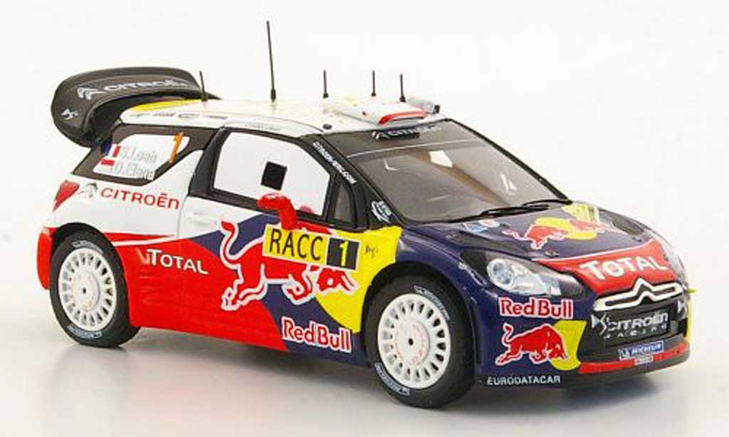 DS Automobiles DS3 WRC 2011 1/43 Spark WRC 2011 No.1 S.Loeb / D.Elena Rally Spanien modellino in miniatura