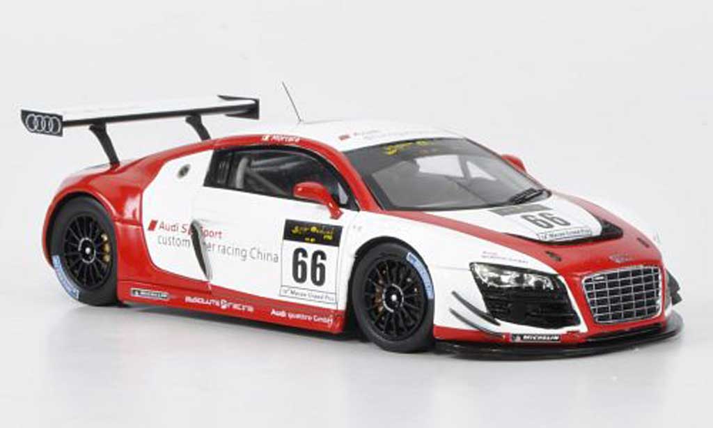 Audi R8 LMS 1/43 Spark LMS No.66 Sport E.Mortara Macau Cup 2011 modellino in miniatura
