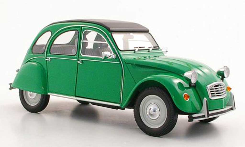 Citroen 2CV 1/18 Minichamps grun 1976 modellino in miniatura