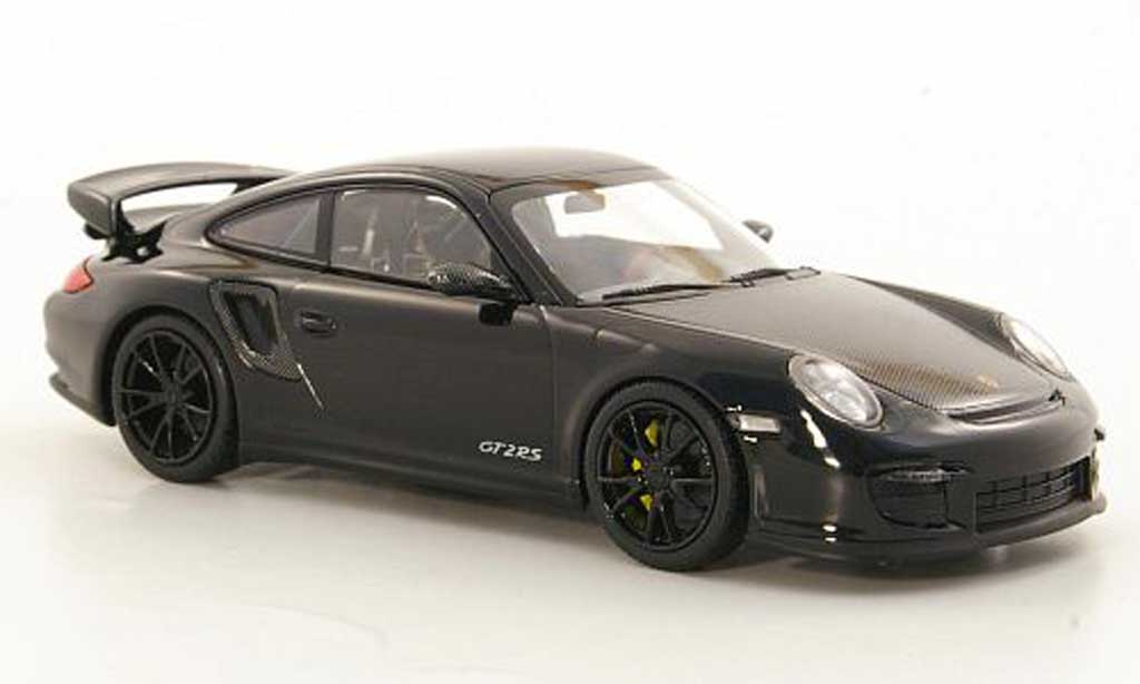 Porsche 997 GT2 RS 1/43 Minichamps GT2 RS 2010 (II) nero/Carbonoptik modellino in miniatura