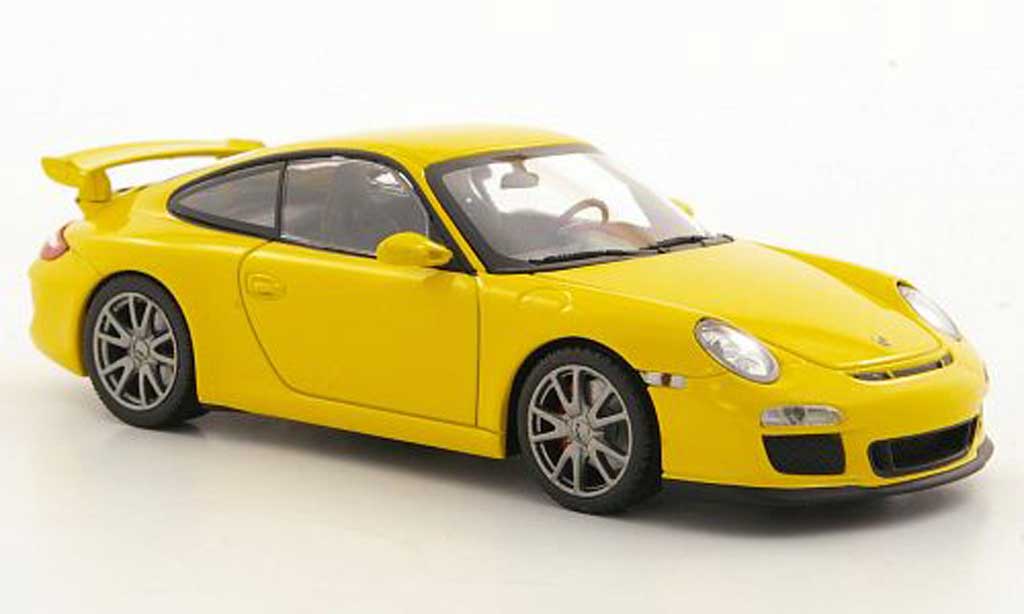 Porsche 997 GT3 1/43 Minichamps GT3 (II) giallo 2009 modellino in miniatura