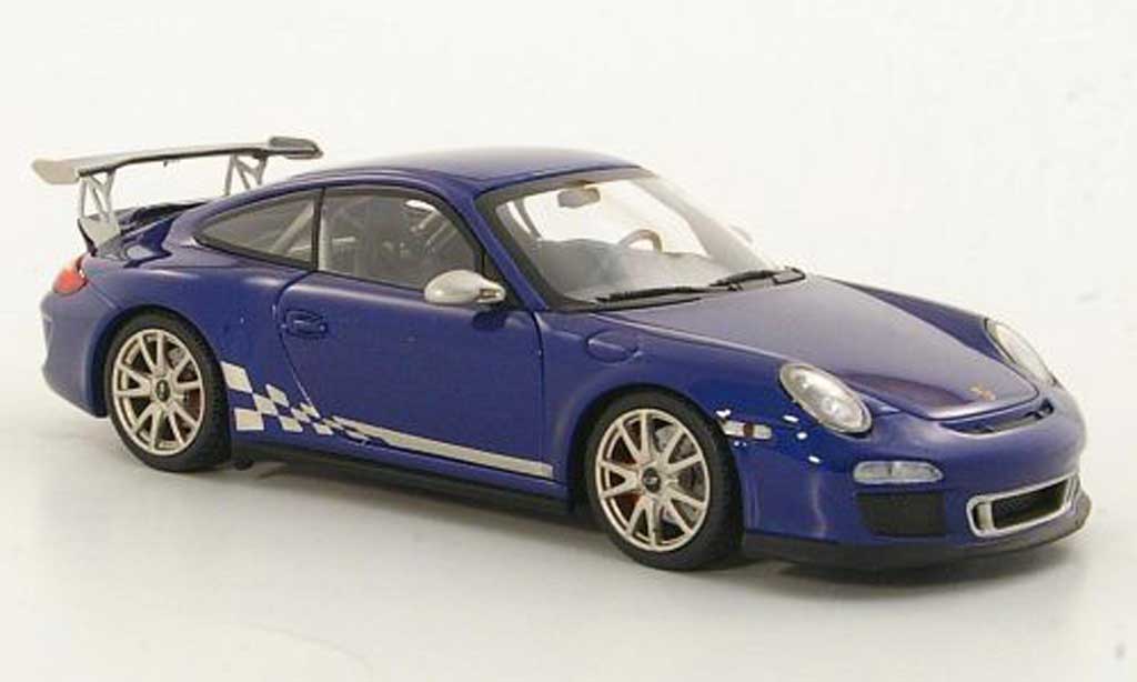 Porsche 997 GT3 RS 1/43 Minichamps GT3 RS 2010 (II) blu modellino in miniatura