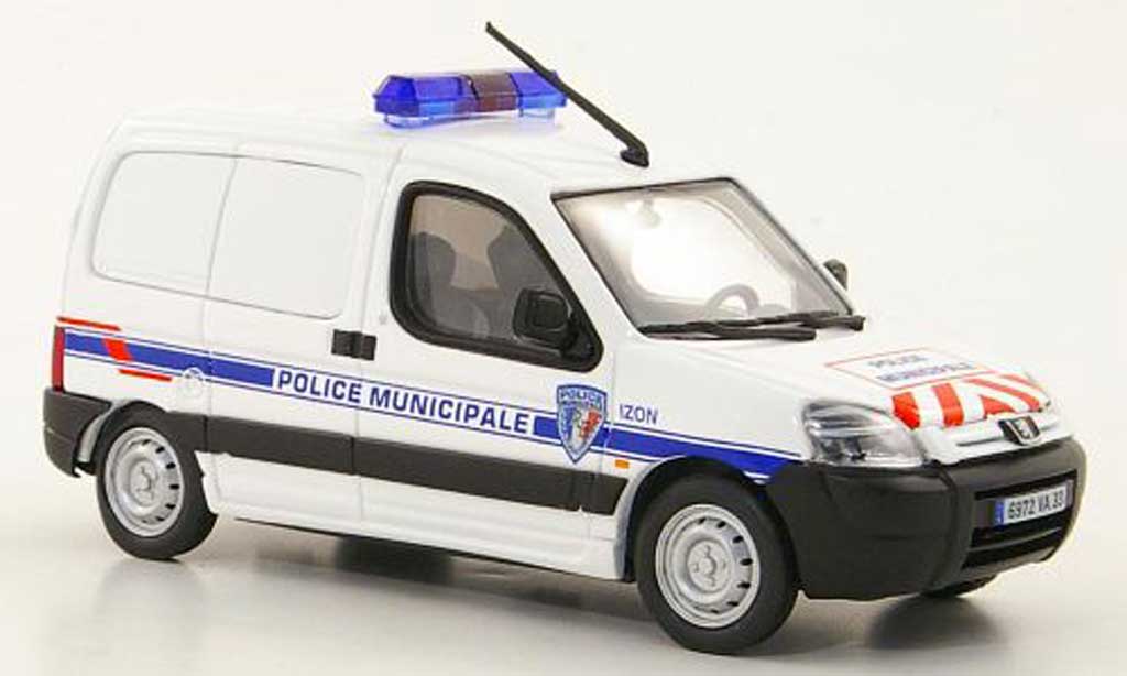 Peugeot Partner 1/43 Eligor Kasten Police Municipale d'Izon (F) Polizei modellino in miniatura