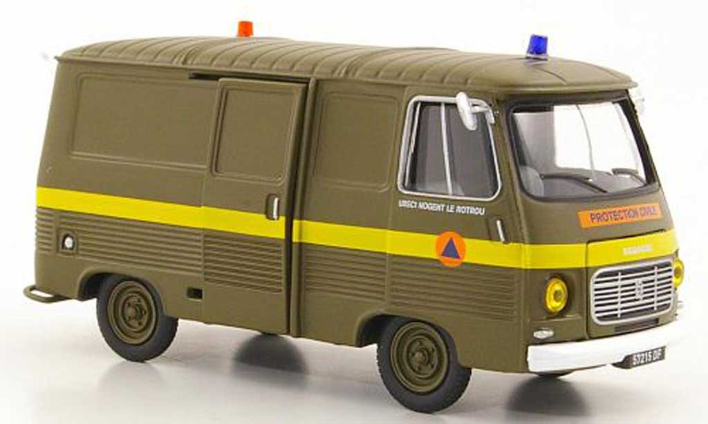 Peugeot J7 1/43 Eligor Prossoection Civile - UIISC1 Nogent le rossorou modellino in miniatura