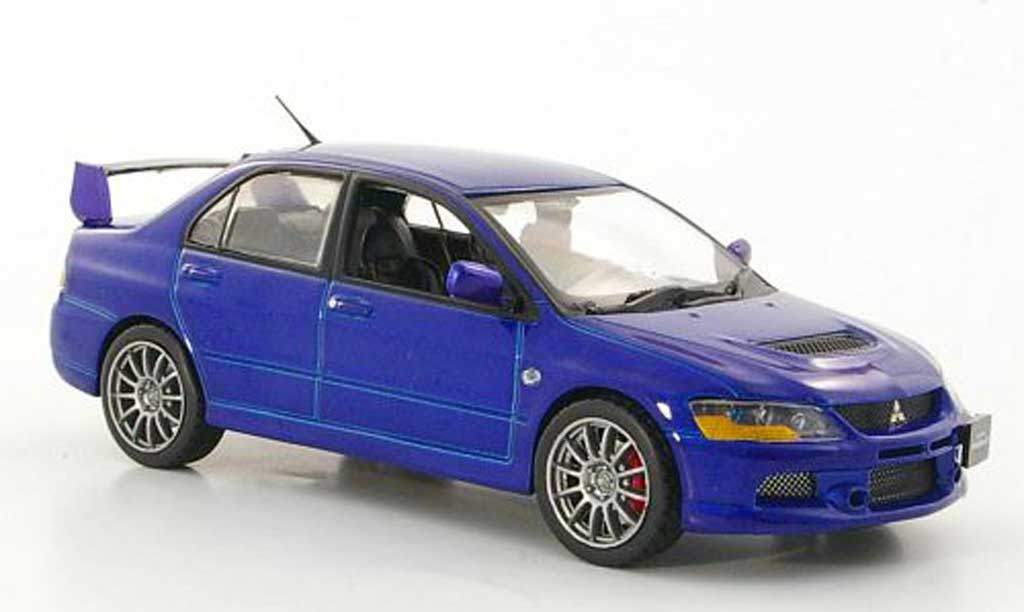 Mitsubishi Lancer Evolution IX 1/43 Vitesse Evolution IX blu RHD 2006 modellino in miniatura