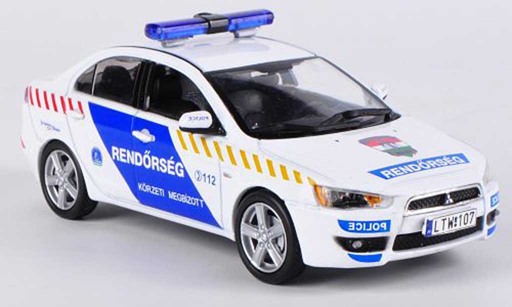 Mitsubishi Lancer Evolution X 1/43 Vitesse Evolution X X Hungarian Police 2009 modellino in miniatura