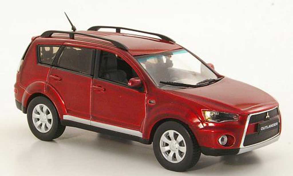 Mitsubishi Outlander 1/43 Vitesse rosso 2010 modellino in miniatura