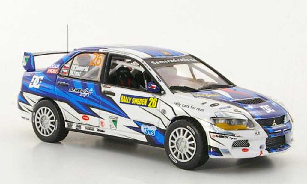 Mitsubishi Lancer Evolution IX 1/43 Vitesse Evolution IX No.26 M.Semerad / M.Ernst Rally Schweden 2011 modellino in miniatura