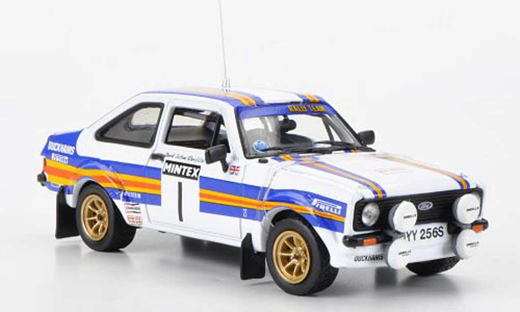 Ford Escort RS 1800 1/43 Vitesse RS 1800 No.1rossohmans Mintex International Rally 1981 modellino in miniatura