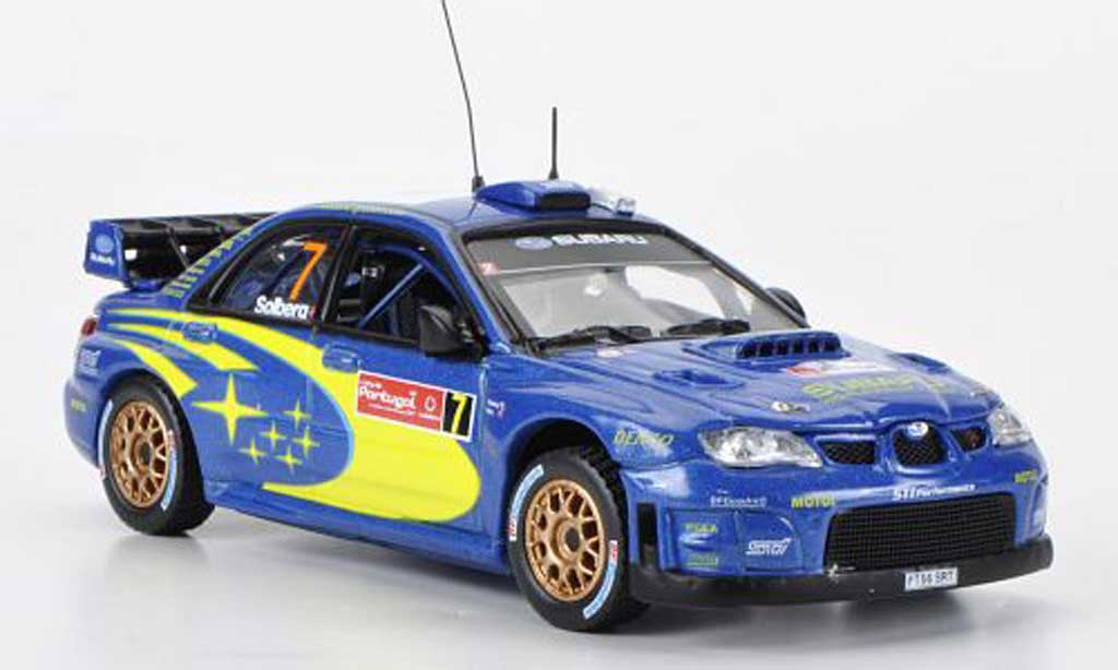 Subaru Impreza WRC 1/43 Vitesse WRC 07 No.7 P.Solberg/P.Mills Portugal Rally 2007 modellino in miniatura