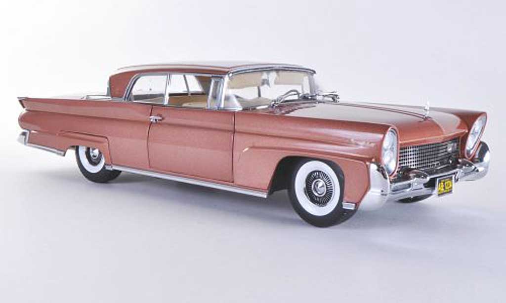 Lincoln Continental 1958 1/18 Sun Star 1958 Mark III Hardtop marroneee modellino in miniatura