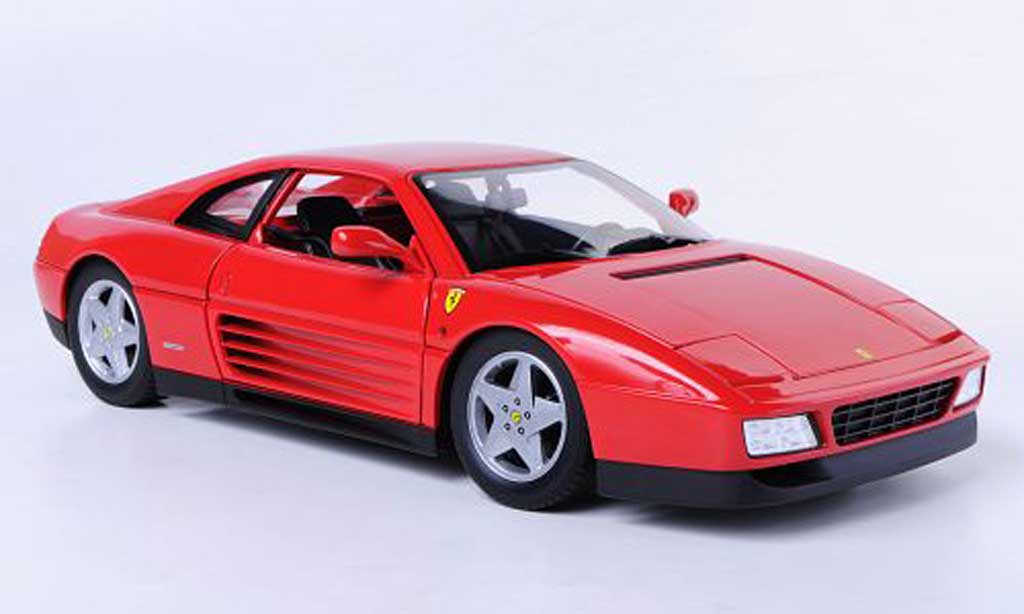 Ferrari 348 tb 1/18 Hot Wheels tb tb rosso modellino in miniatura