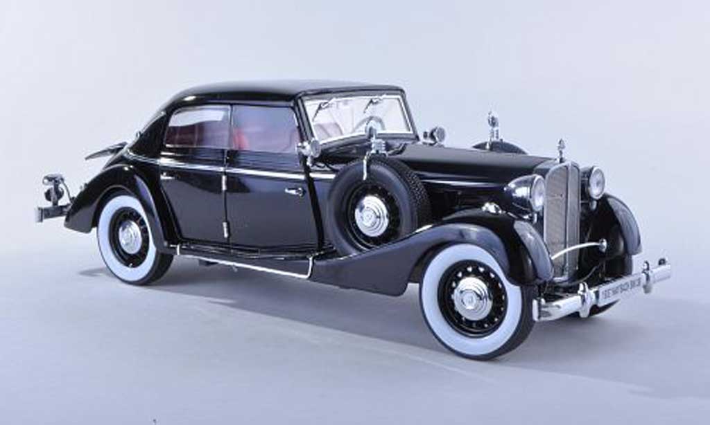 Maybach SW 1/18 Signature 38 cabriolet Spohn nero 4-portes (Premium) 1937 modellino in miniatura