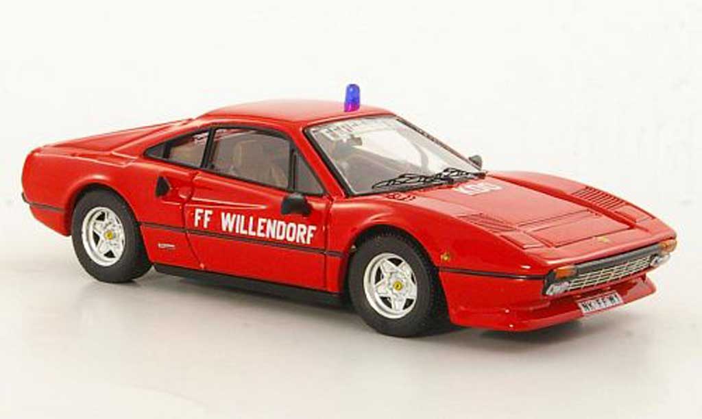 Ferrari 308 GTB 1/43 Best GTB Freiwillige Feuerwehr Willendorf (A) 1983 modellino in miniatura