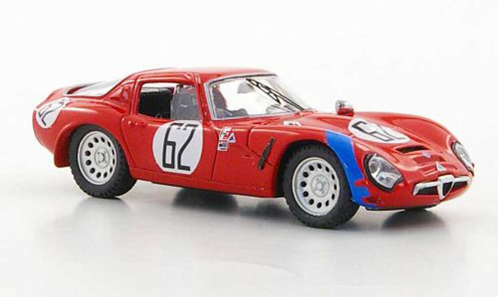 Alfa Romeo TZ2 1/43 Best No.62 Bianchi / Consten Sebring 1966 modellino in miniatura