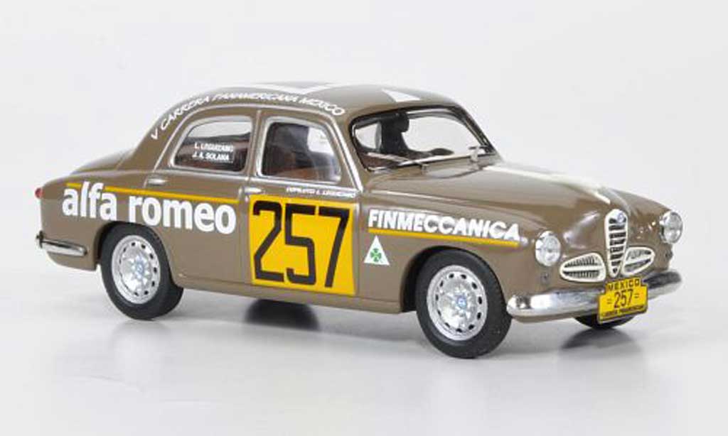Alfa Romeo 1900 1/43 M4 Berlina No.257 J.A.Solana / L.Leguizamo Carrera Panamericana 1954 modellino in miniatura