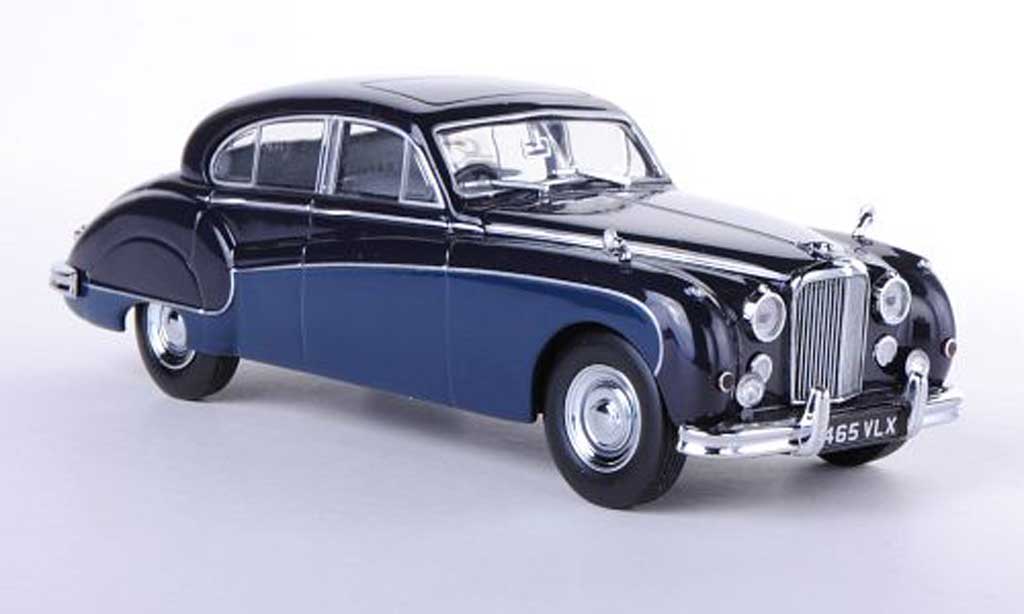 Jaguar MK 8 1/43 Oxford 8 MkVIII nero/blu RHD modellino in miniatura