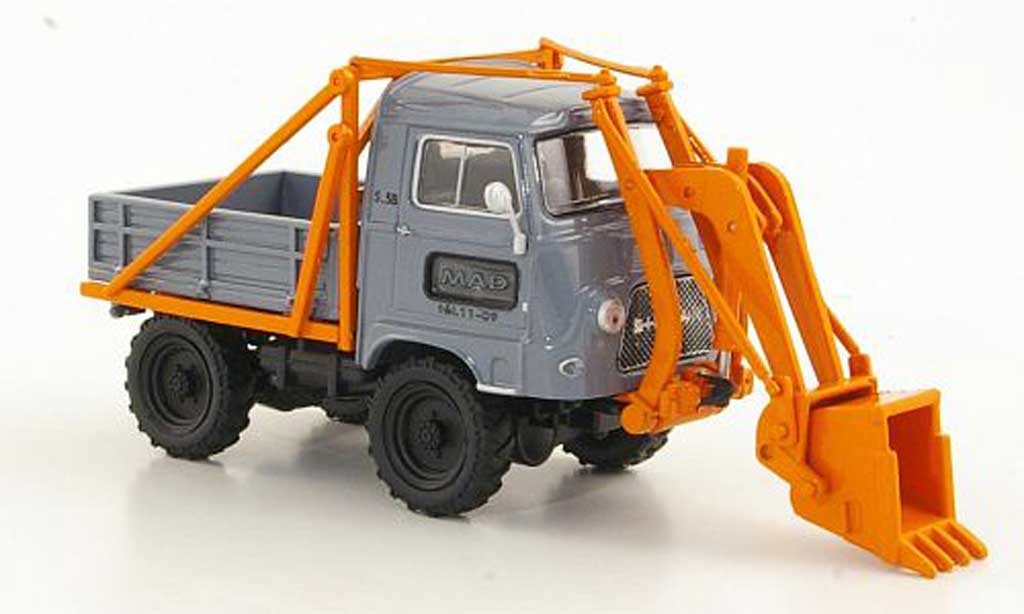 Sinpar Castor 1/43 Eligor MAD Pierrefitte avec Presto-Bull Ladeschaufel modellino in miniatura