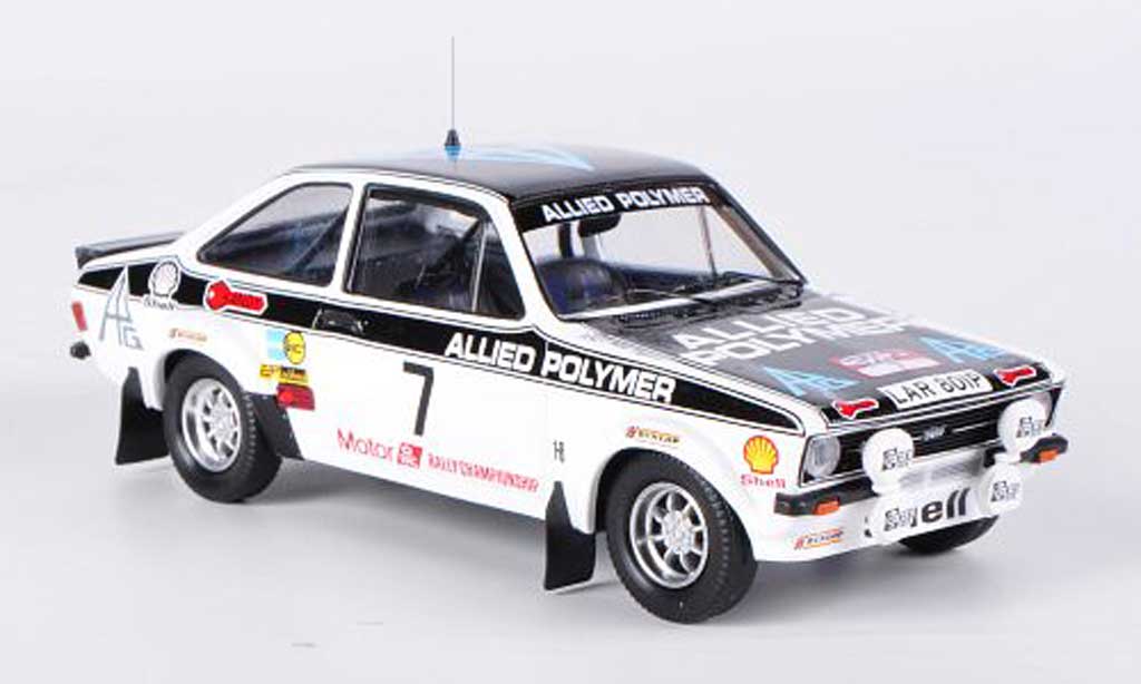 Ford Escort RS 1800 1/43 Trofeu RS 1800 MKNo.7 Allied Polymer Welsh Rally 1976 Vatanen/Bryant modellino in miniatura