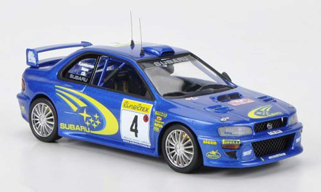 Subaru Impreza WRC 1/43 Trofeu WRC No.4 Works Team J.Kankkunen / Repo Rally Monte Carlo 2000 modellino in miniatura