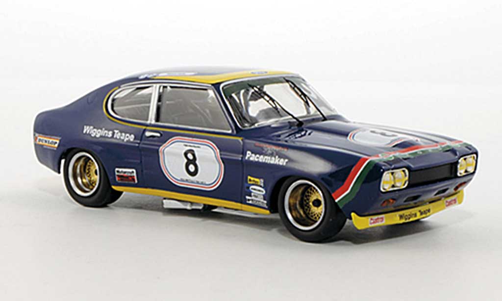 Ford Capri 2600 1/43 Trofeu 2600 MkI No.8 B.Muir Super Sports 200 Silverstone 1972 modellino in miniatura
