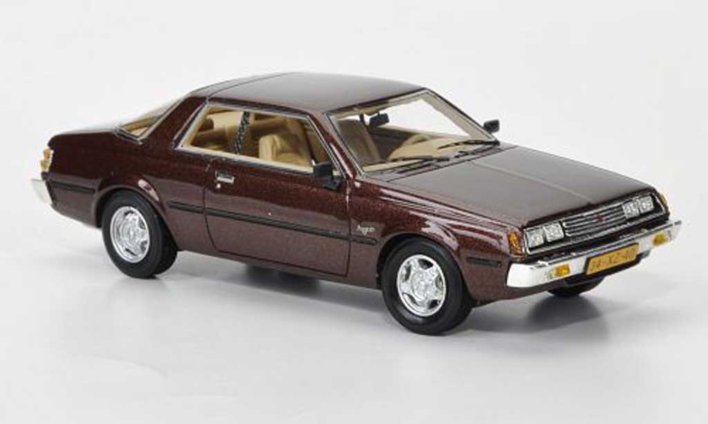 Mitsubishi Sapporo 1/43 Neo MkI Coupe marronee 1982 modellino in miniatura
