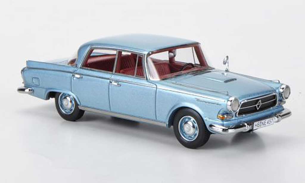 Borgward P100 1/43 Neo blu 1960 modellino in miniatura