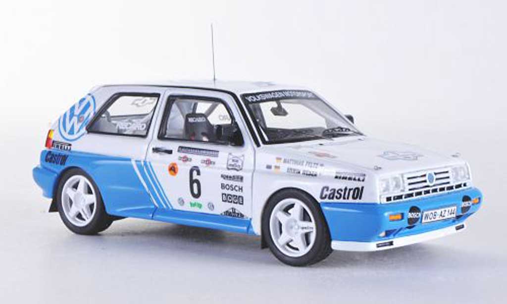 Volkswagen Golf 2 Rallye 1/43 Neo 2 Rallye G60 No.6 E.Weber / M.Feltz Rally Costa Smeralda modellino in miniatura