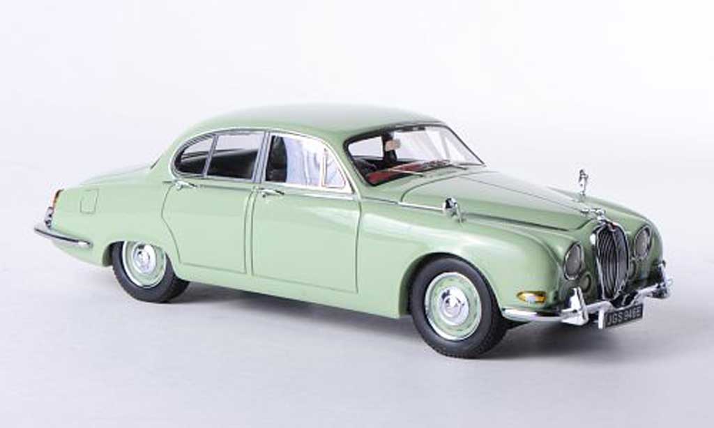 Jaguar S-Type 1/43 Neo 3.8 grun 1965 modellino in miniatura