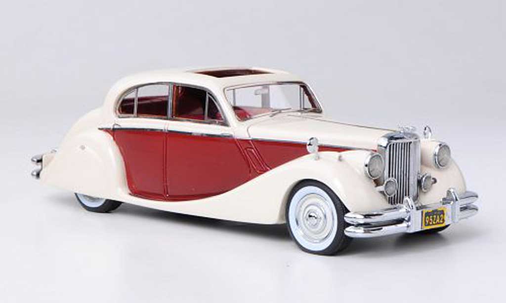Jaguar MK 5 1/43 Neo 5 beige/rosso LHD 1950 modellino in miniatura