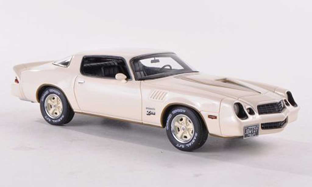 Chevrolet Camaro Z28 1/43 Neo Z28 bianco 1978 modellino in miniatura