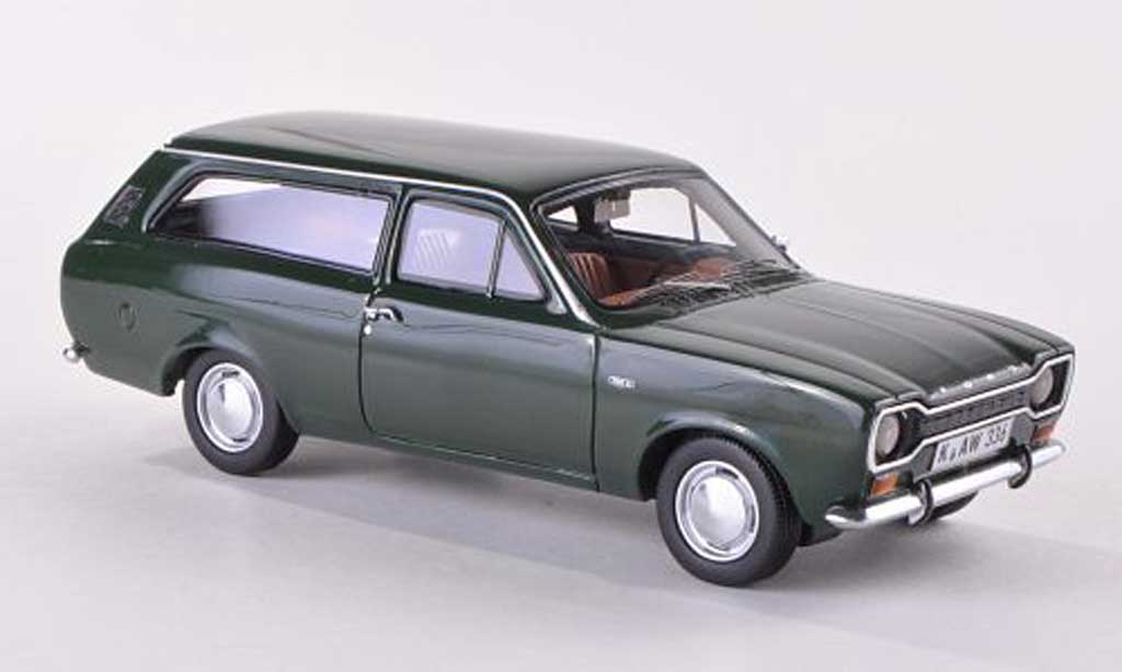 Ford Escort MK1 1/43 Neo MK1 Turnier grun LHD 1968 modellino in miniatura