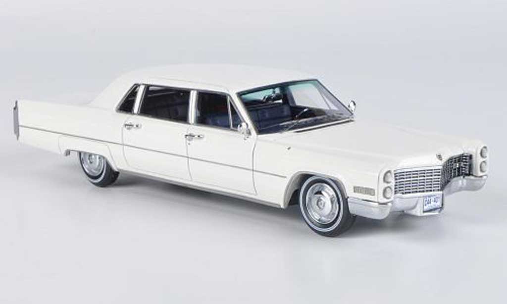Cadillac Fleetwood 1966 1/43 Neo 1966 75 bianco modellino in miniatura