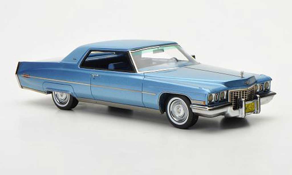 Cadillac Deville 1972 1/43 Neo 1972 Coupe blu/mattblu modellino in miniatura