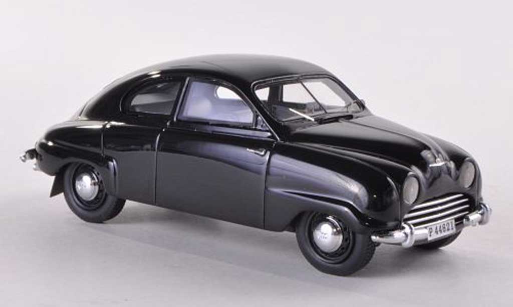 Saab 92B 1/43 Neo nero 1958 modellino in miniatura