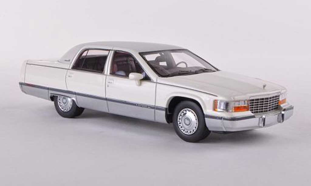 Cadillac Fleetwood Brougham 1/43 Neo Brougham bianco/lumineuses-grigio 1994 modellino in miniatura