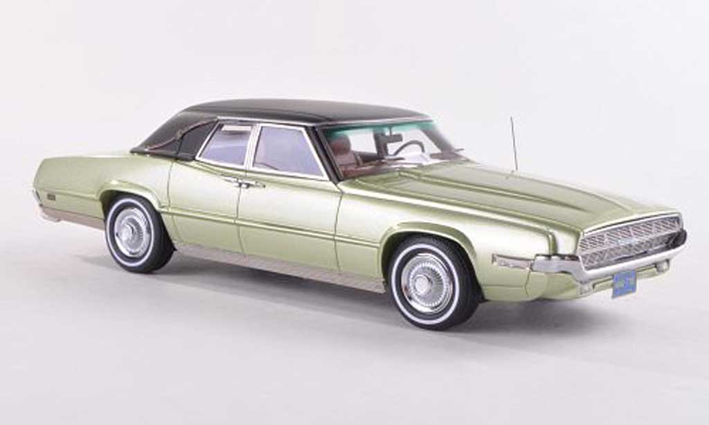 Ford Thunderbird 1969 1/43 Neo 1969 Landau vert/lumineuses-nero modellino in miniatura