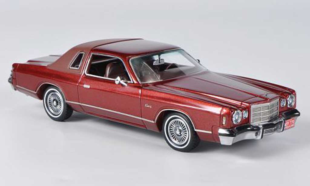 Dodge Charger 1976 1/43 Neo 1976 Mk.IV rosso/rosso modellino in miniatura