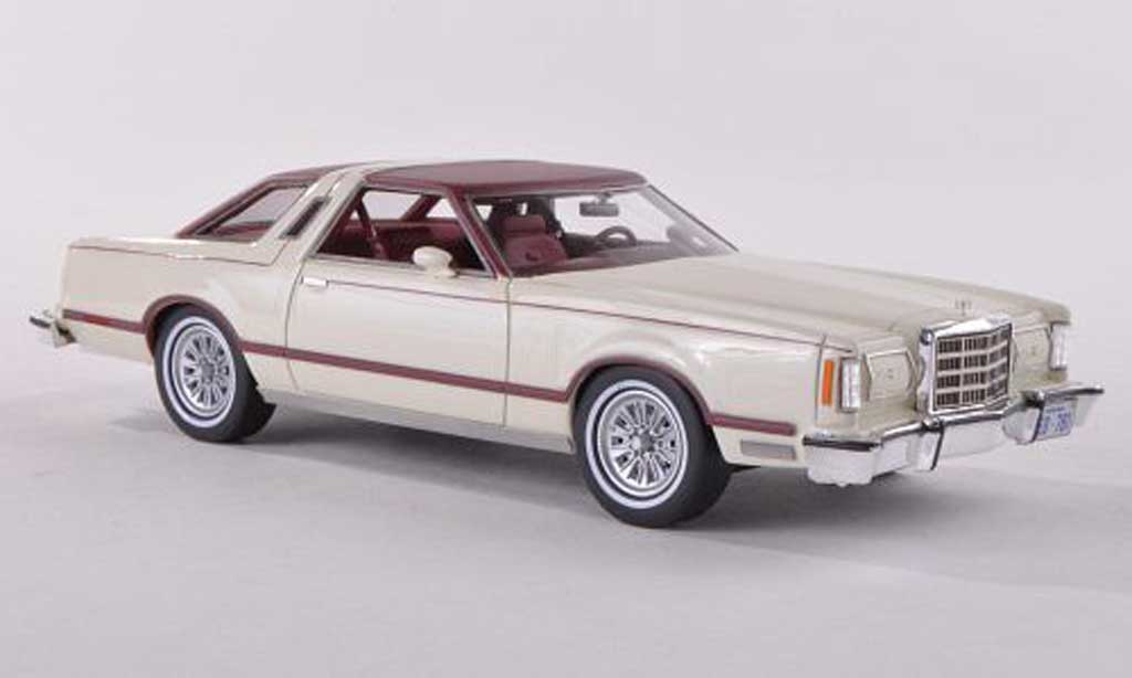 Ford Thunderbird 1979 1/43 Neo 1979 bianco/nero-rosso modellino in miniatura
