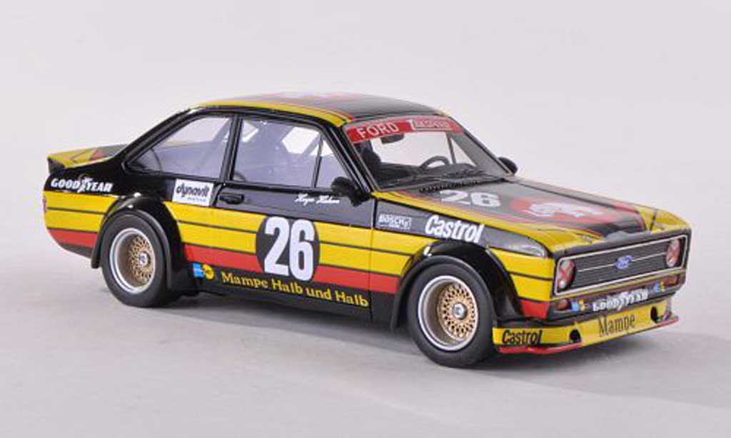 Ford Escort MK2 1/43 Neo MK2 Gr.2 No.26 Mampe ETCC 1977 Heyer/Hahne modellino in miniatura