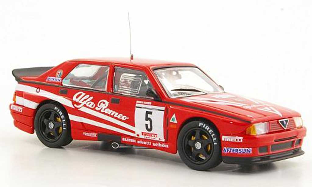 Alfa Romeo 75 Evoluzione 1/43 M4 Evoluzione No.5 M.Alboreto Rally Monza 1988 modellino in miniatura