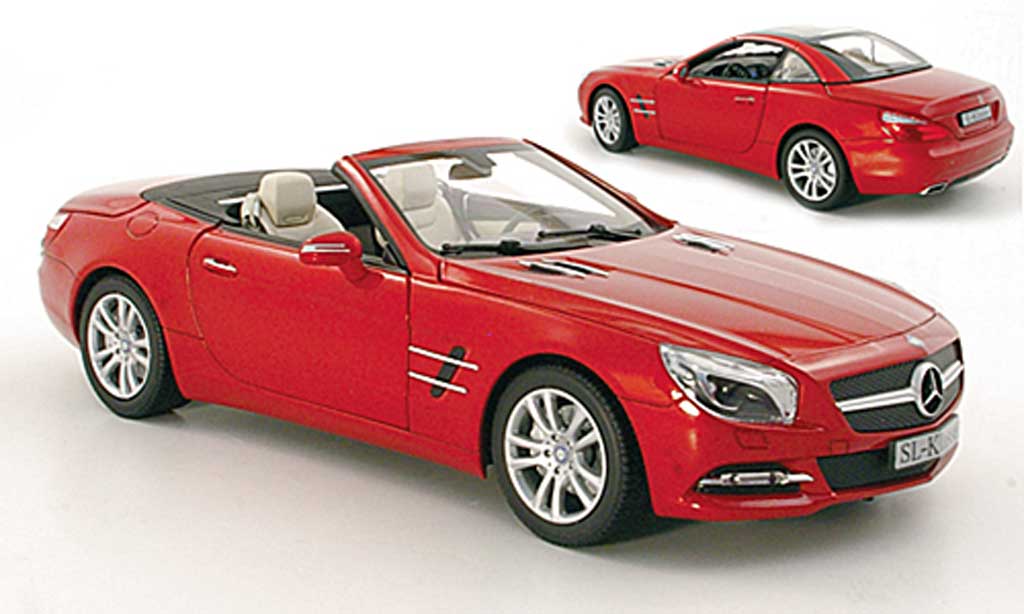 Mercedes Classe SL 1/18 Norev (R231) rosso 2012 modellino in miniatura