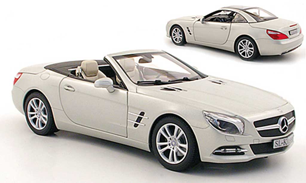 Mercedes Classe SL 1/18 Norev (R231) grigio metallisee 2012 modellino in miniatura