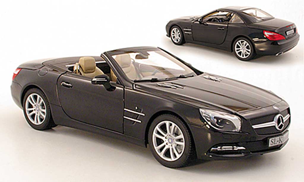 Mercedes Classe SL 1/18 Norev (R231) nero 2012 modellino in miniatura