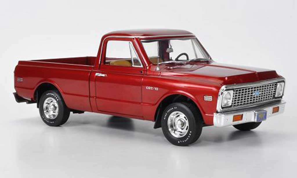 Chevrolet C-10 1/18 Highway 61 Fleetside Pick Up rosso 1969 modellino in miniatura