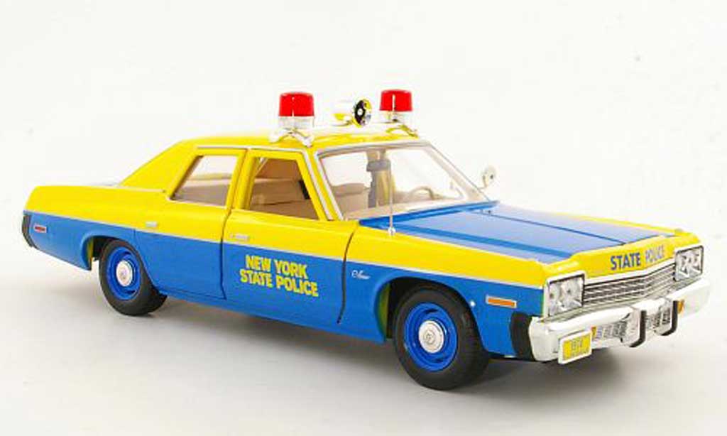 Dodge Monaco 1974 1/18 Ertl 1974 New York State Police Polizei (US) modellino in miniatura
