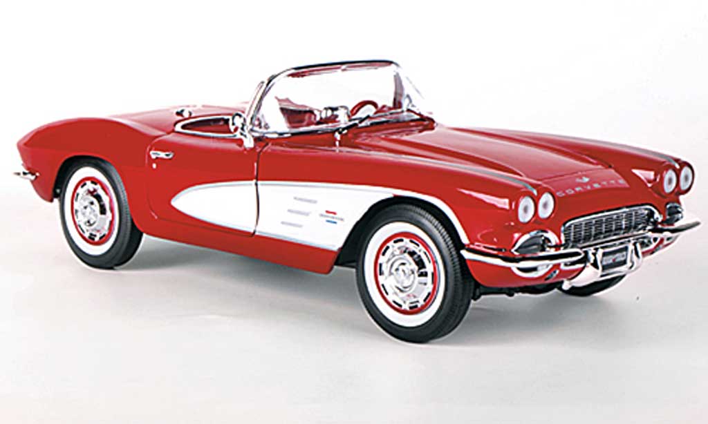 Chevrolet Corvette C1 1/18 Ertl C1 (C1) rosso/bianco modellino in miniatura
