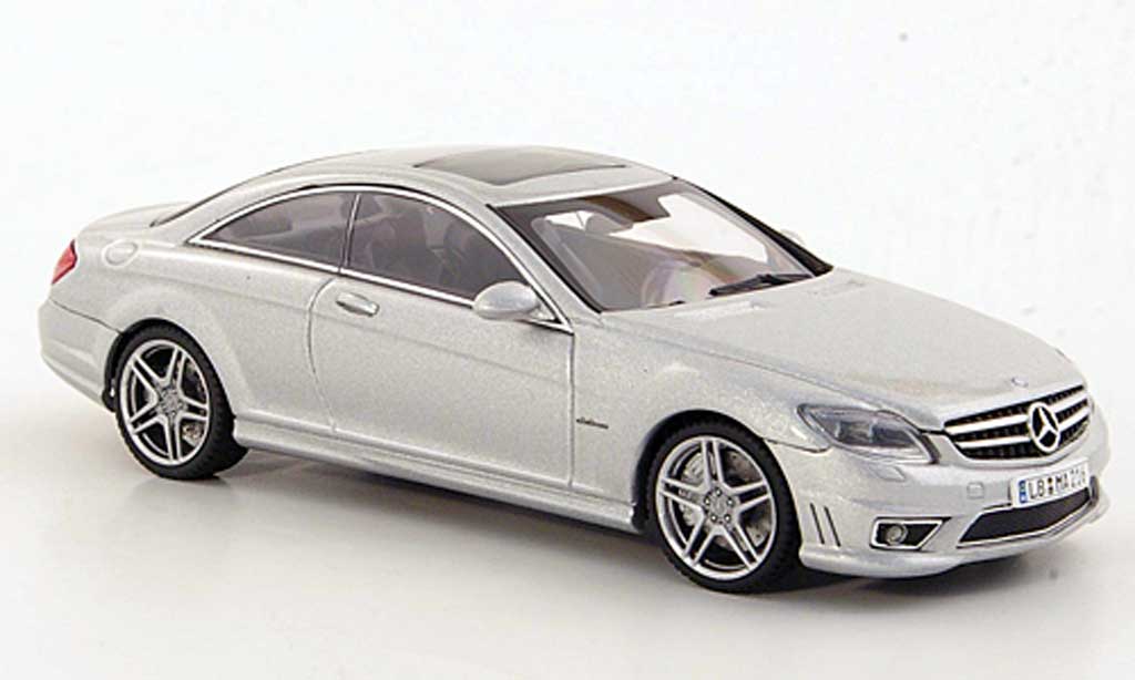 Mercedes Classe CL 1/43 Autoart 63 AMG (C216) grigio modellino in miniatura