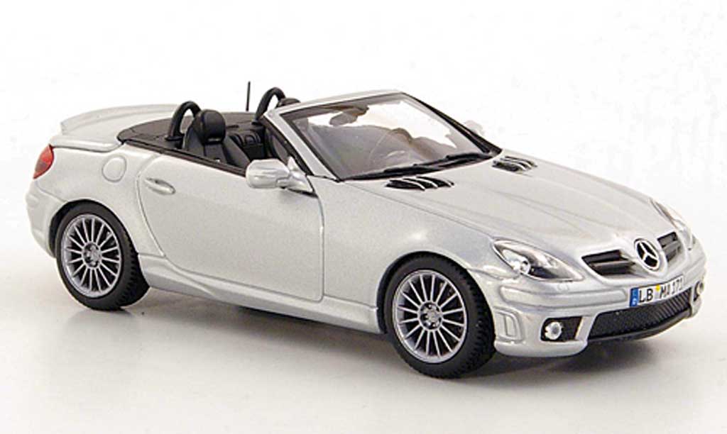Mercedes Classe SLK 1/43 Minichamps 55 AMG (R171) grigio modellino in miniatura