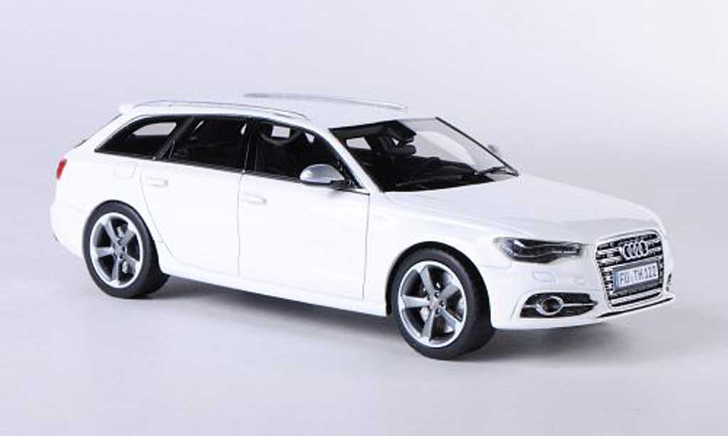 Audi S6 1/43 Schuco Avant (C7) bianco 2012 modellino in miniatura